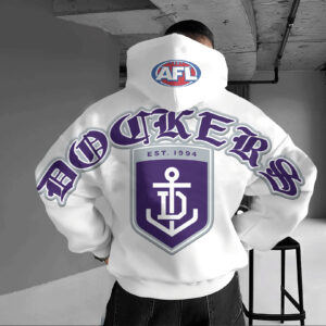 Auspiritmerch Fremantle Dockers Custom Any Name Hoodie Gifts For Fan