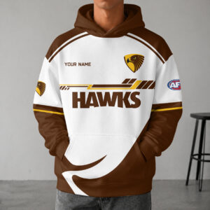 Auspiritmerch Hawthorn Hawks Premium Hoodie Custom Any Name Gifts For Fan