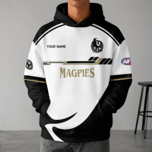 Auspiritmerch Collingwood Magpies Premium Hoodie Custom Any Name Gifts For Fan