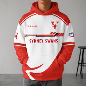 Auspiritmerch Sydney Swans Premium Hoodie Custom Any Name Gifts For Fan