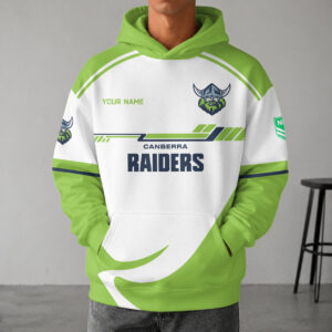 Auspiritmerch Canberra Raiders Premium Hoodie Custom Any Name Gifts For Fan
