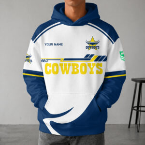 Auspiritmerch North Queensland Cowboys Premium Hoodie Custom Any Name Gifts For Fan