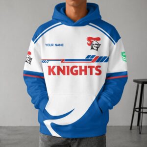 Auspiritmerch Newcastle Knights Premium Hoodie Custom Any Name Gifts For Fan