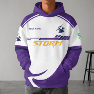 Auspiritmerch Melbourne Storm Premium Hoodie Custom Any Name Gifts For Fan