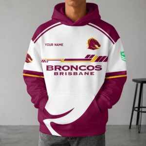 Auspiritmerch Brisbane Broncos Premium Hoodie Custom Any Name Gifts For Fan