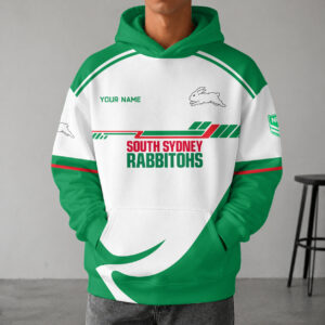 Auspiritmerch South Sydney Rabbitohs Premium Hoodie Custom Any Name Gifts For Fan