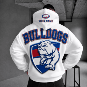 Auspiritmerch Western Bulldogs Hoodie Custom Name Gifts For Fan