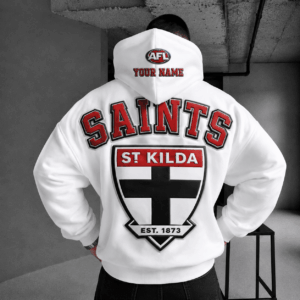Auspiritmerch St Kilda Saints Hoodie Custom Name Gifts For Fan