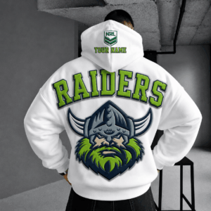 Auspiritmerch Canberra Raiders Hoodie Custom Name Gifts For Fan