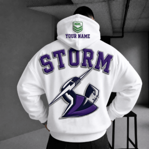 Auspiritmerch Melbourne Storm Hoodie Custom Name Gifts For Fan