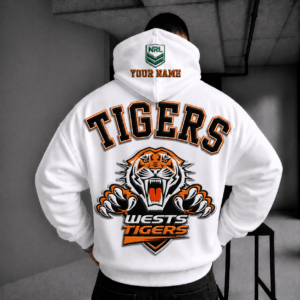 Auspiritmerch Wests Tigers Hoodie Custom Name Gifts For Fan