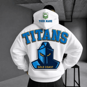Auspiritmerch Gold Coast Titans Hoodie Custom Name Gifts For Fan