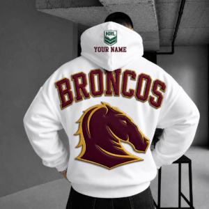 Auspiritmerch Brisbane Broncos Hoodie Custom Name Gifts For Fan