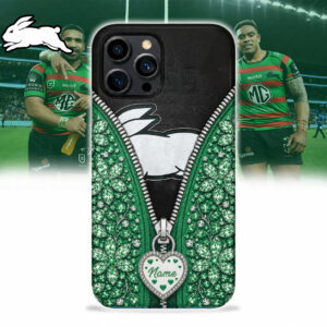 Auspiritmerch South Sydney Rabbitohs Phone Case Custom Name Gift For Fan