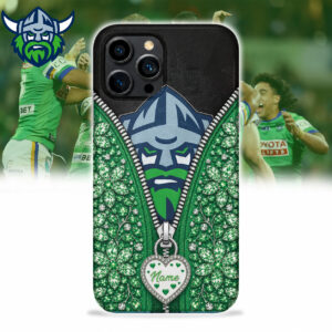 Auspiritmerch Canberra Raiders Phone Case Custom Name Gift For Fan