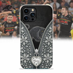 Auspiritmerch Penrith Panthers Phone Case Custom Name Gift For Fan