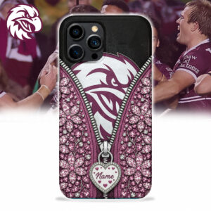 Auspiritmerch Manly Warringah Sea Eagles Phone Case Custom Name Gift For Fan