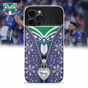Auspiritmerch New Zealand Warriors Phone Case Custom Name Gift For Fan