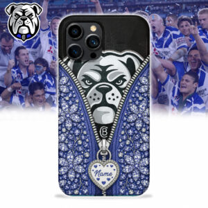 Auspiritmerch Canterbury-Bankstown Bulldogs Phone Case Custom Name Gift For Fan