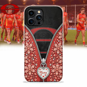 Auspiritmerch Gold Coast Suns Phone Case Custom Name Gift For Fan