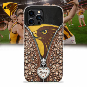Auspiritmerch Hawthorn Hawks Phone Case Custom Name Gift For Fan