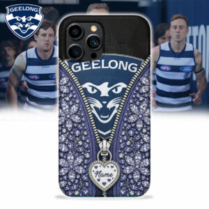 Auspiritmerch Geelong Cats Phone Case Custom Name Gift For Fan