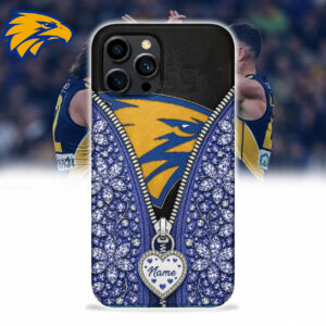 Auspiritmerch West Coast Eagles Phone Case Custom Name Gift For Fan