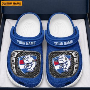 Auspiritmerch Western Bulldogs Crocs Crocband Clogs Shoes Comfortable For Men Women and Kids