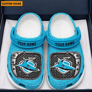 Auspiritmerch Cronulla-Sutherland Sharks Crocs Crocband Clogs Shoes Comfortable For Men Women and Kids