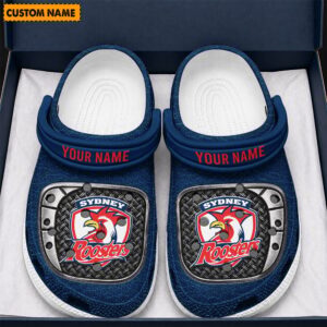 Auspiritmerch Sydney Roosters Crocs Crocband Clogs Shoes Comfortable For Men Women and Kids
