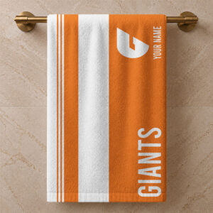 Auspiritmerch GWS Giants Premium Bath/ Beach Towel Personalized Gift For Fan