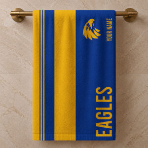 Auspiritmerch West Coast Eagles Premium Bath/ Beach Towel Personalized Gift For Fan