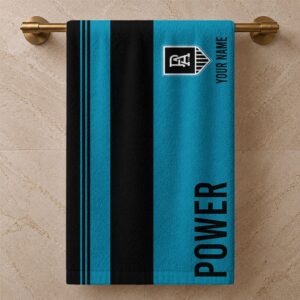 Auspiritmerch Port Adelaide Premium Bath/ Beach Towel Personalized Gift For Fan