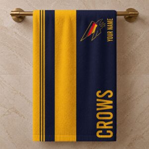Auspiritmerch Adelaide Crows Premium Bath/ Beach Towel Personalized Gift For Fan