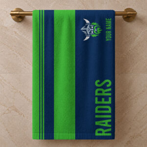 Auspiritmerch Canberra Raiders Premium Bath/ Beach Towel Personalized Gift For Fan