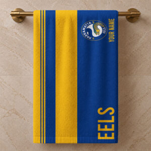 Auspiritmerch Parramatta Eels Premium Bath/ Beach Towel Personalized Gift For Fan