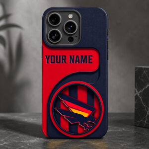 Auspiritmerch Adelaide Crows Phone Case Custom Name Gift For Fan