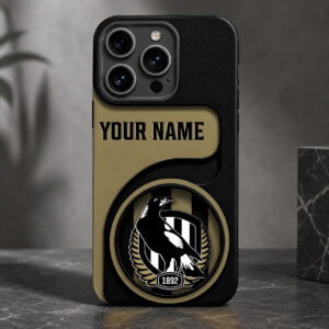 Auspiritmerch Collingwood Magpies Phone Case Custom Name Gift For Fan