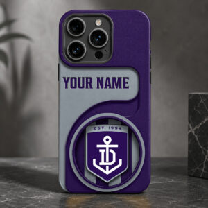 Auspiritmerch Fremantle Dockers Phone Case Custom Name Gift For Fan