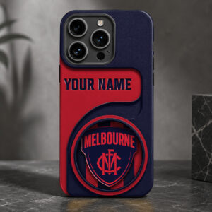 Auspiritmerch Melbourne Demons Phone Case Custom Name Gift For Fan
