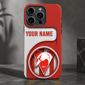 Auspiritmerch Sydney Swans Phone Case Custom Name Gift For Fan