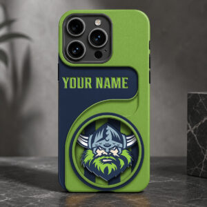 Auspiritmerch Canberra Raiders Phone Case Custom Name Gift For Fan