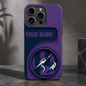 Auspiritmerch Melbourne Storm Phone Case Custom Name Gift For Fan