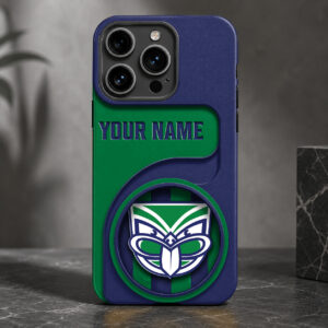 Auspiritmerch New Zealand Warriors Phone Case Custom Name Gift For Fan