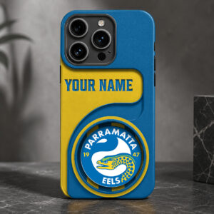 Auspiritmerch Parramatta Eels Phone Case Custom Name Gift For Fan