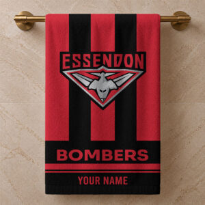 Auspiritmerch Essendon Premium Bath/ Beach Towel Personalized Gift For Fan