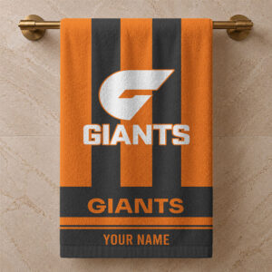 Auspiritmerch GWS Giants Premium Bath/ Beach Towel Personalized Gift For Fan