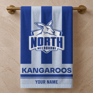 Auspiritmerch North Melbourne Premium Bath/ Beach Towel Personalized Gift For Fan