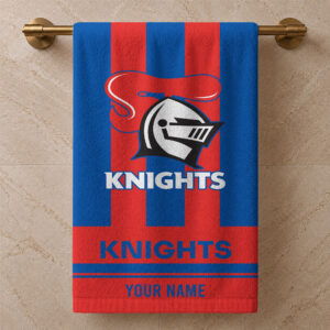Auspiritmerch Newcastle Knights Premium Bath/ Beach Towel Personalized Gift For Fan