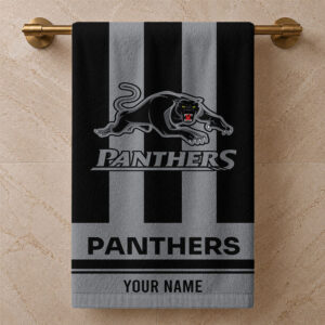 Auspiritmerch Penrith Panthers Premium Bath/ Beach Towel Personalized Gift For Fan